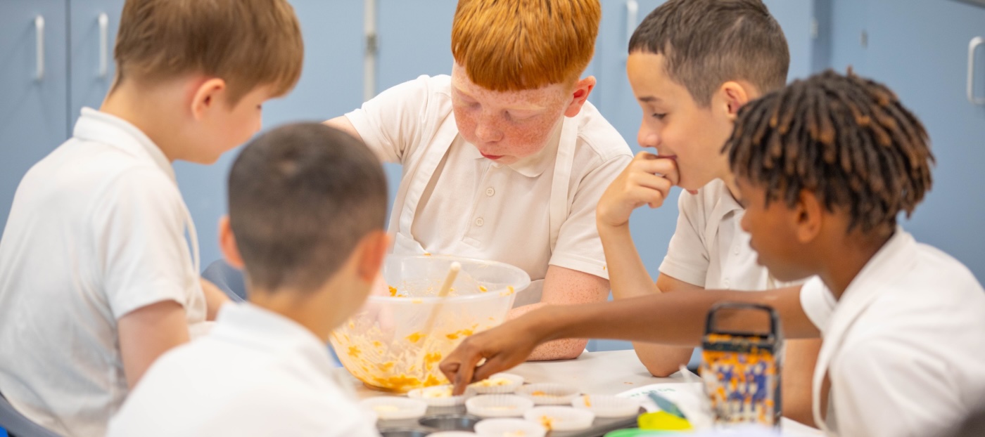 Primary Schools students cooking